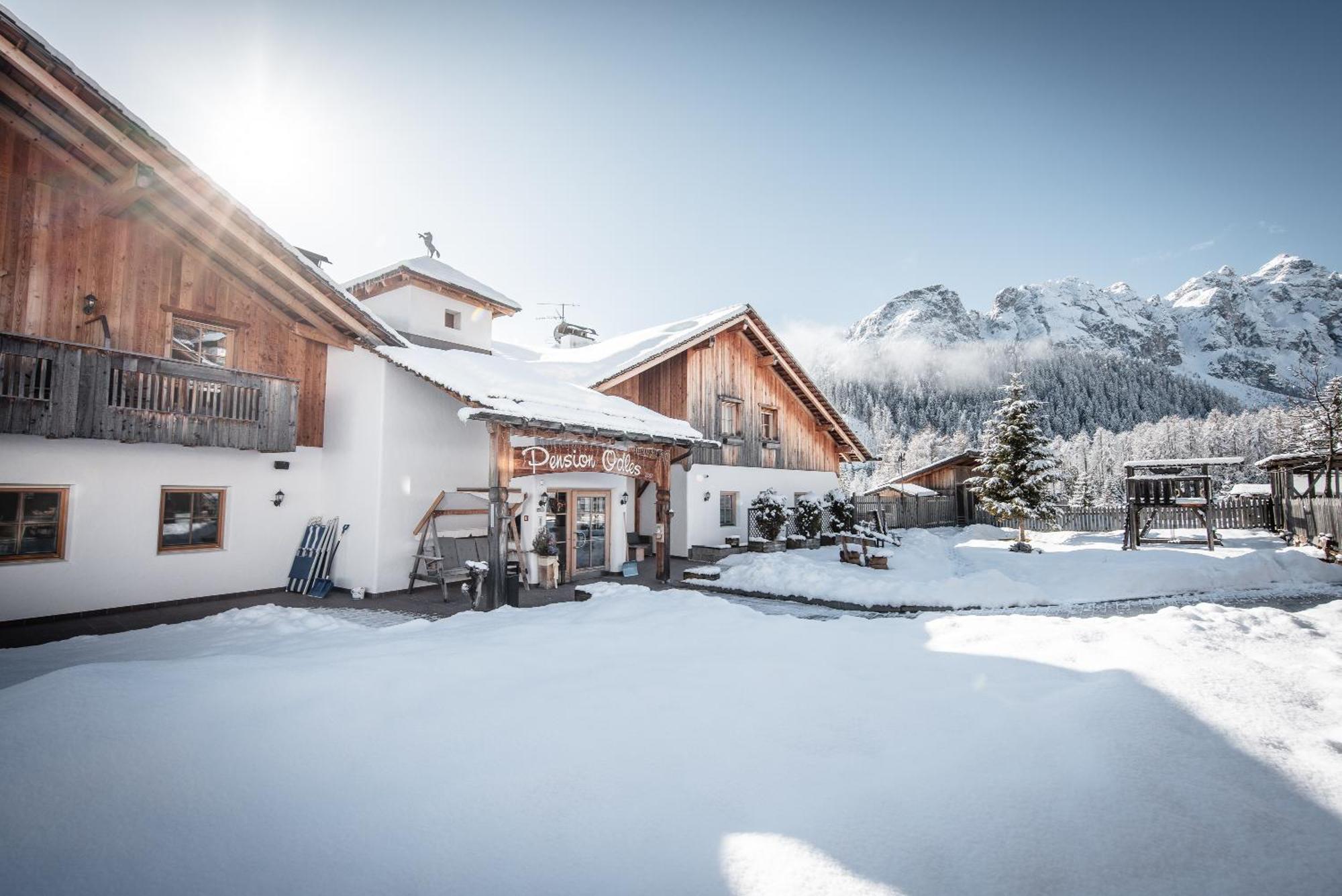 Hotel Pension Odles San Martino in Badia Exterior foto